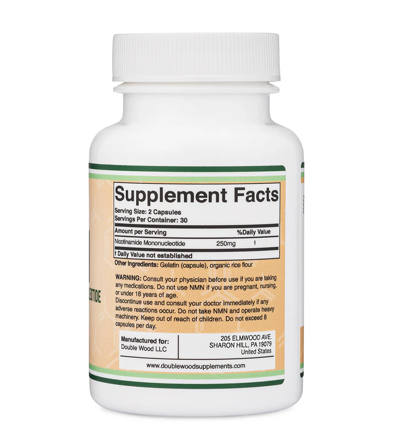 NMN ( Nicotinamide Mononucleotide ) 250 mg - 60 Capsules