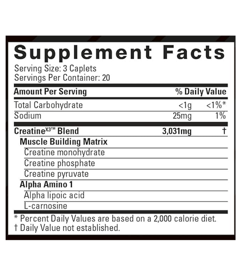 Six Star Creatine Pills X3 - 60 Caplets