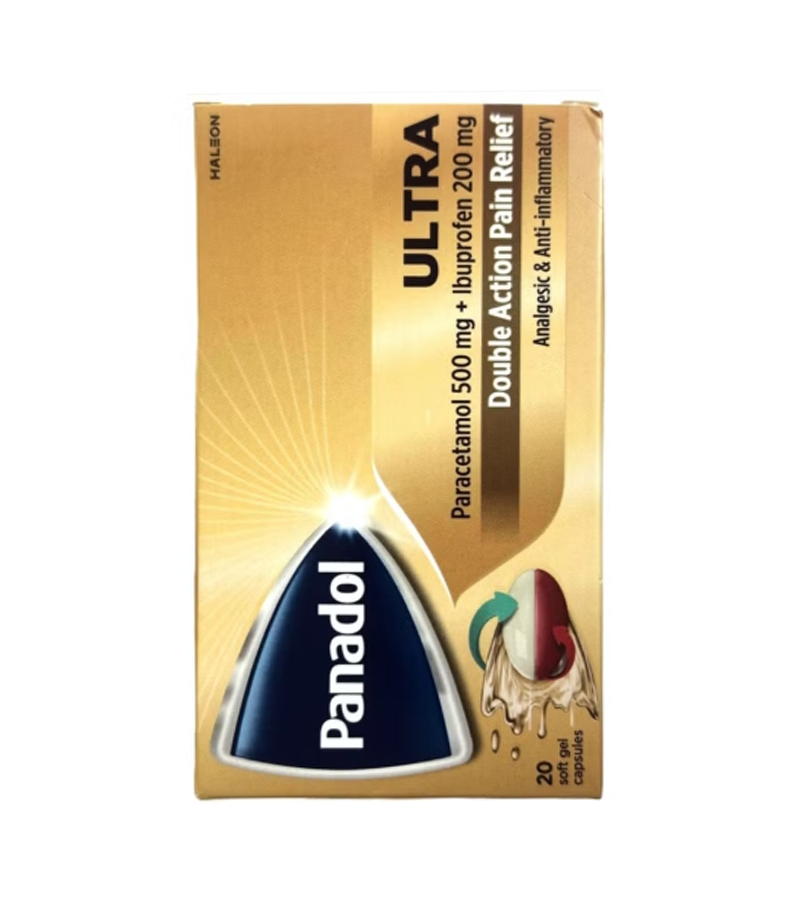 Panadol Ultra Double Action Pain Relief - 20 Softgels