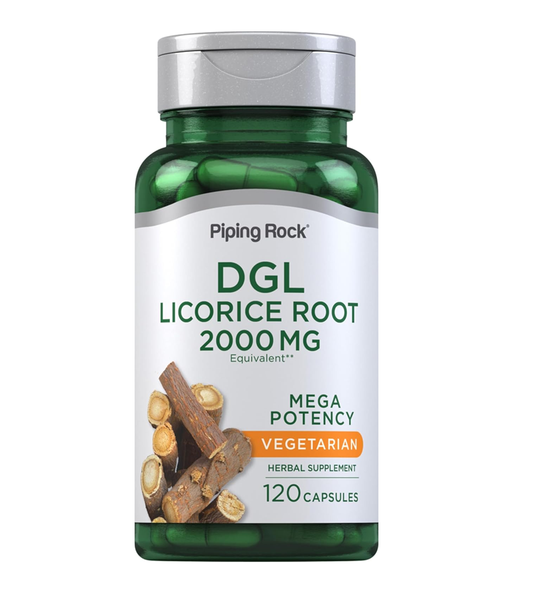 DGL Licorice Root 2000mg - 120 Capsules