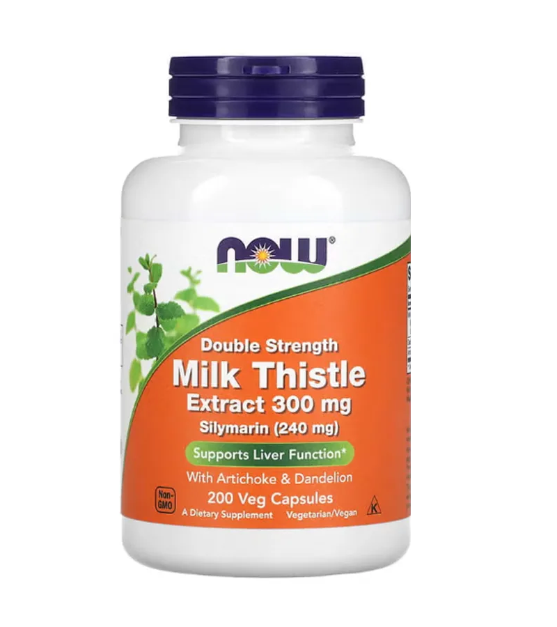 Milk Thistle Extract 300 mg With Artichoke & Dandelion - 200 Veg Capsules