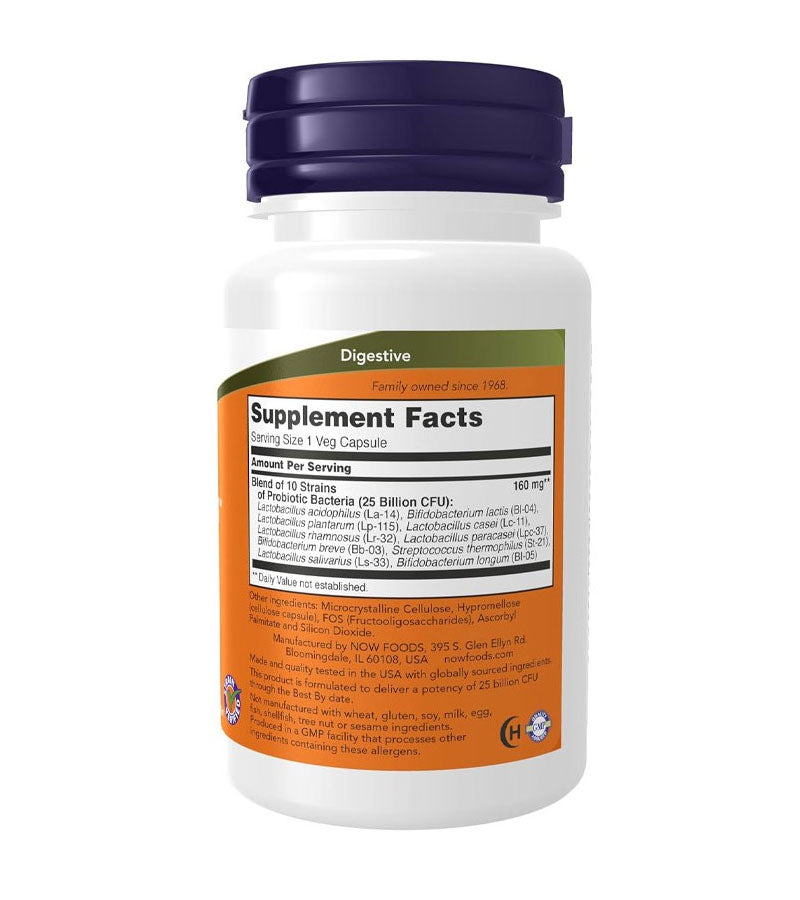 Probiotic 10™ 25 Billion - 50 Veg Capsules