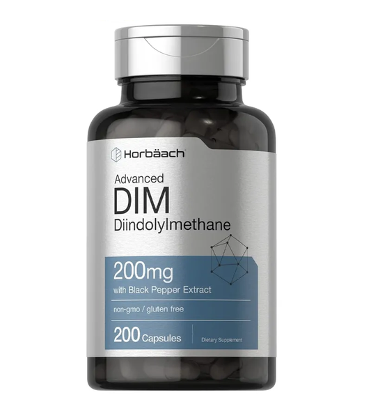 DIM (Diindolylmethane) - Hormone Balance for Women and Men 200mg - 200 Capsules