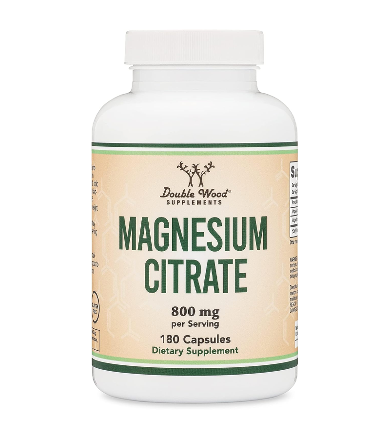 Magnesium Citrate 800mg -180 Capsules