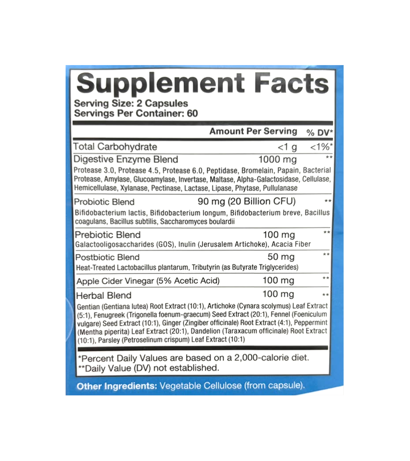 Digestive Enzymes Pro Max - 120 Capsules