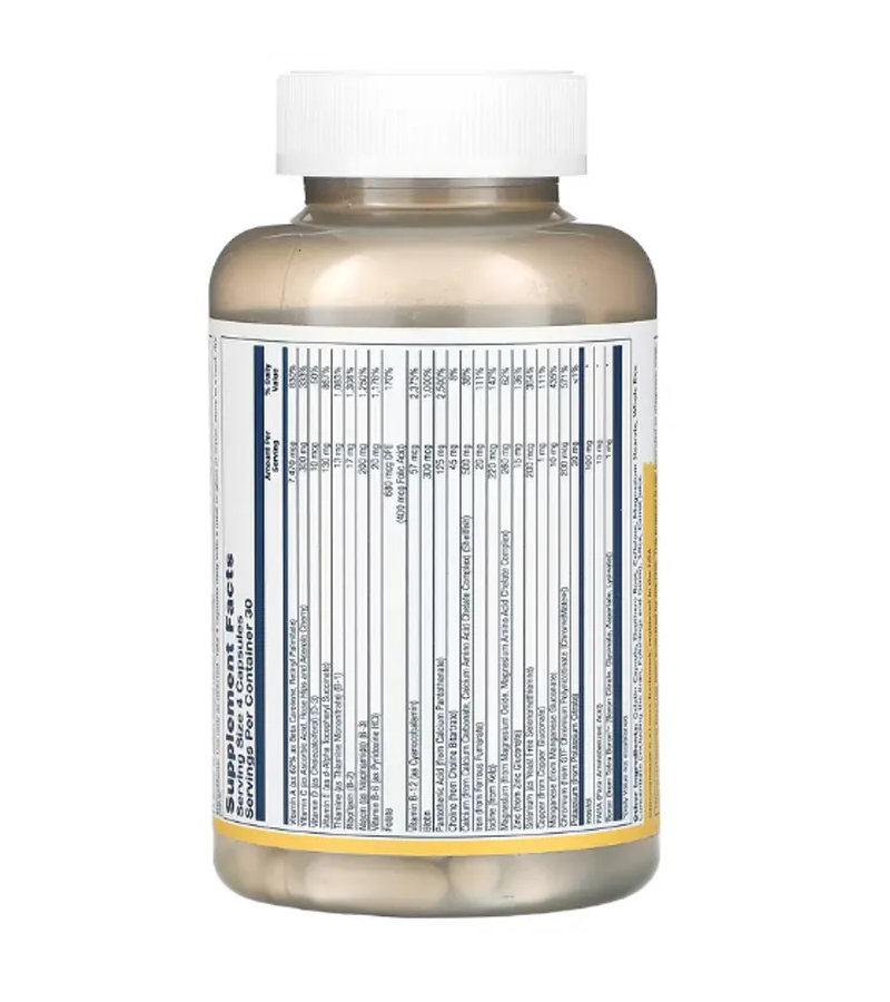 Multi-Vita Mega-Mineral, Multivitamin -120 Capsules