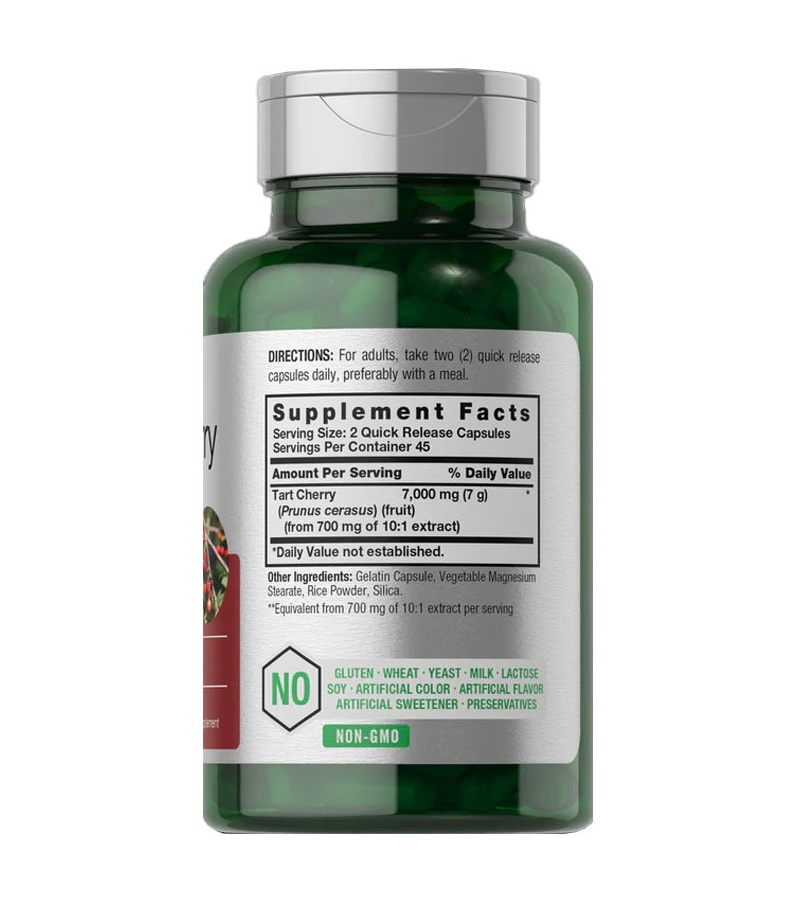 Tart cherry extract 7000mg - 90 Capsules