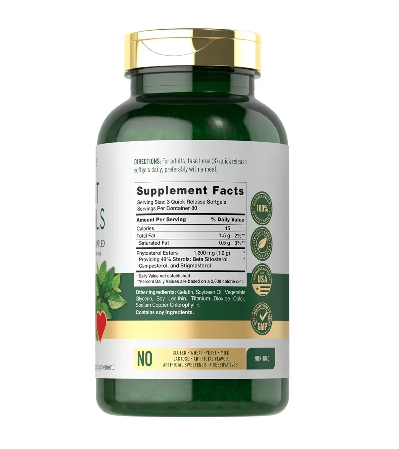 Plant Sterols 1200 mg - 240 Capsules
