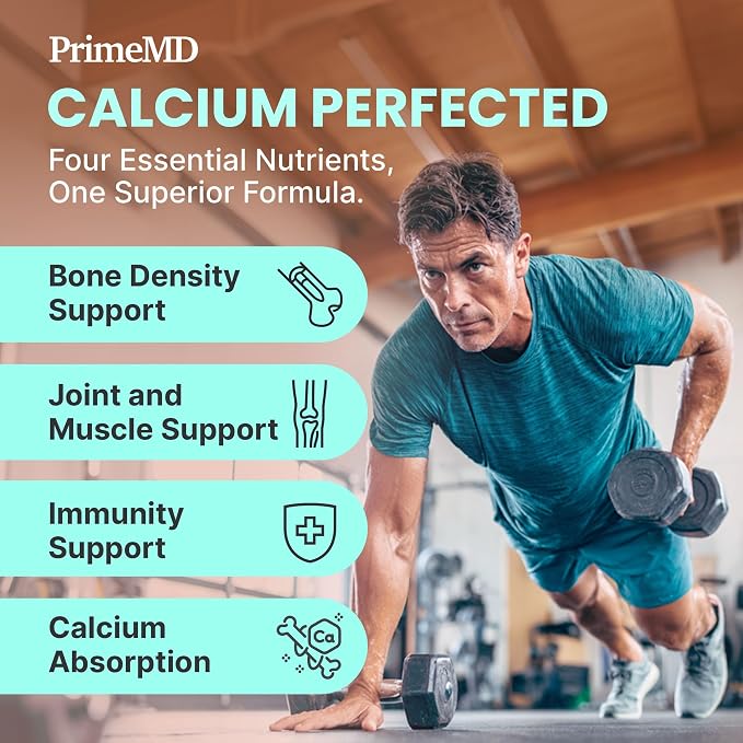Calcium Plus Vitamins D3 + K2 + B12 - 120 Veg Capsules