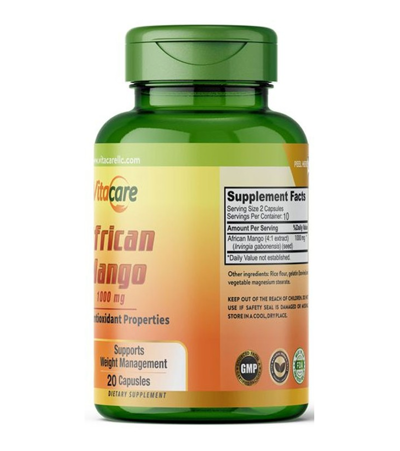 African Mango 1000 mg - 20 Capsules