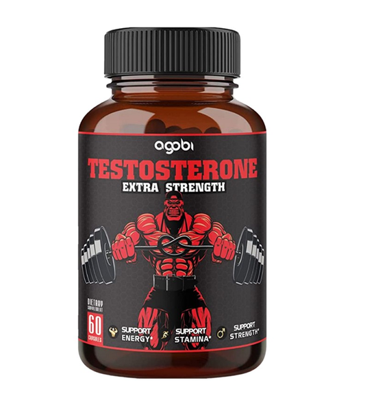Agobi Testosterone Booster Supplement for Male - 60 Capsules
