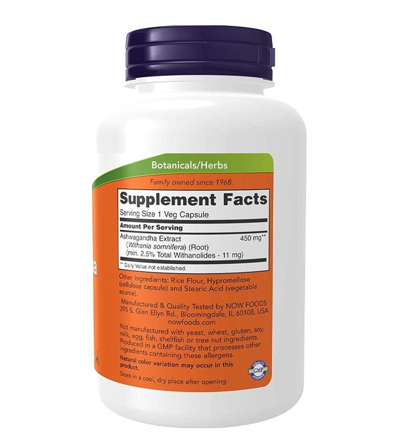 Ashwagandha 450mg - 90 Veg Capsules