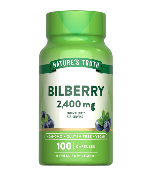 Bilberry Extract 2400mg - 100 Capsules