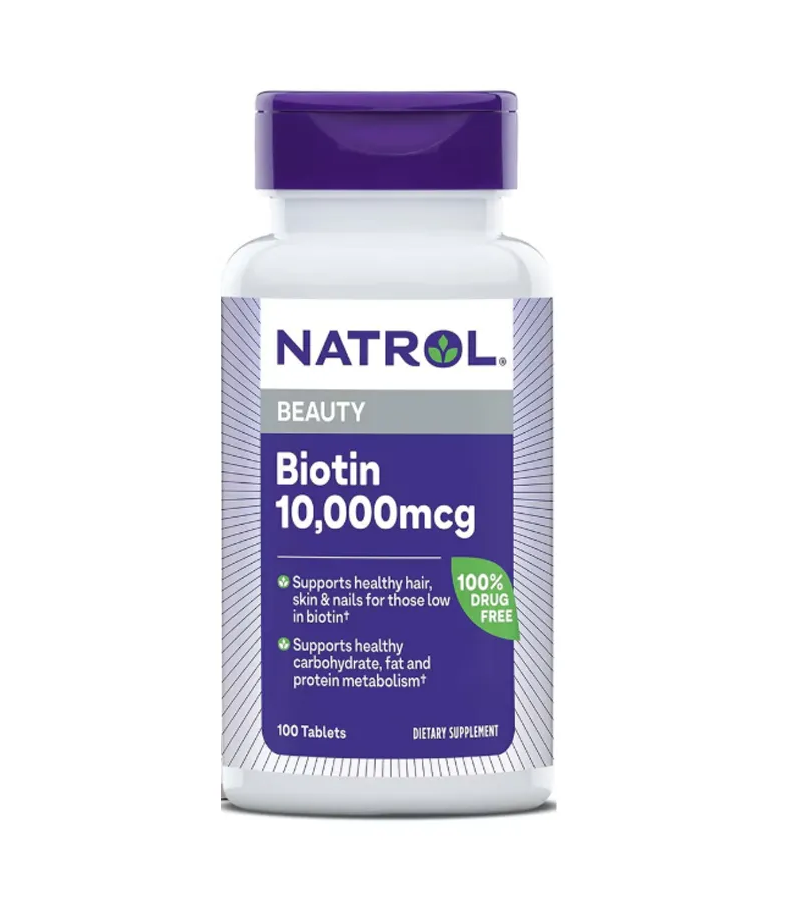 Biotin 10,000 mcg - 100 Tablet