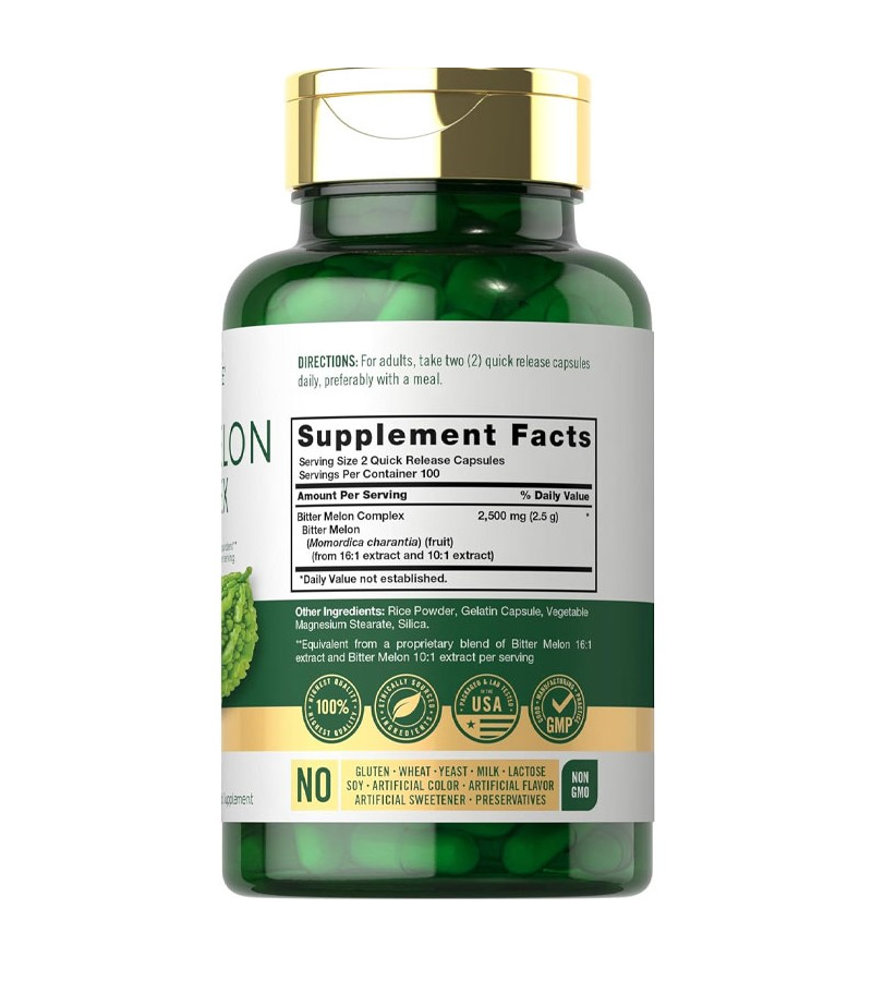 Bitter Melon Complex 2500 mg - 200 Capsules