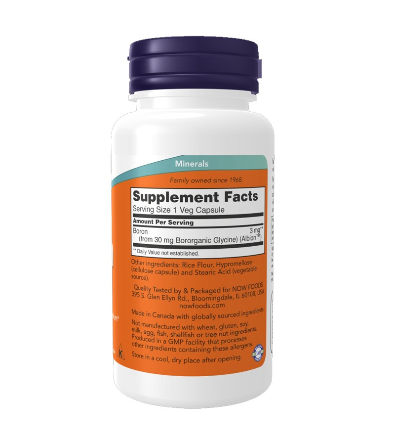Boron 3 mg - 100 Veg Capsules