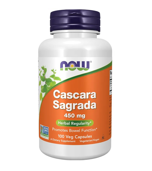 Cascara Sagrada 450mg -100 Veg Capsules