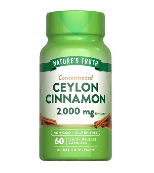Ceylon Cinnamon 2000mg - 60 Capsules