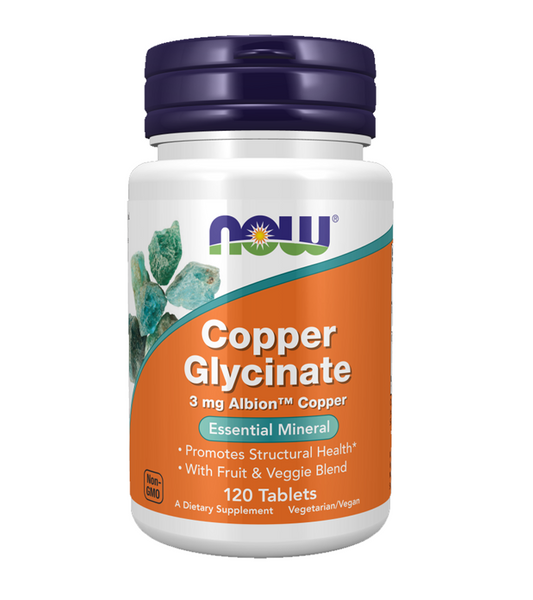 Copper Glycinate - 120 Tablets