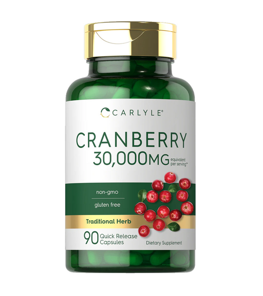 Cranberry Supplement 30,000mg - 90 Capsules