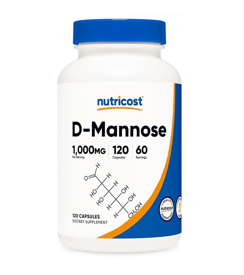 D-Mannose - Urinary Tract Health 1000 mg Per Serving -120 Capsules