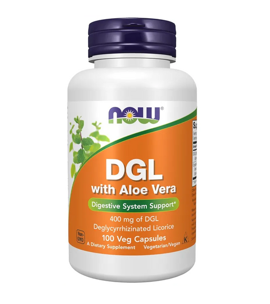 DGL with Aloe Vera - 100 Veg Capsules