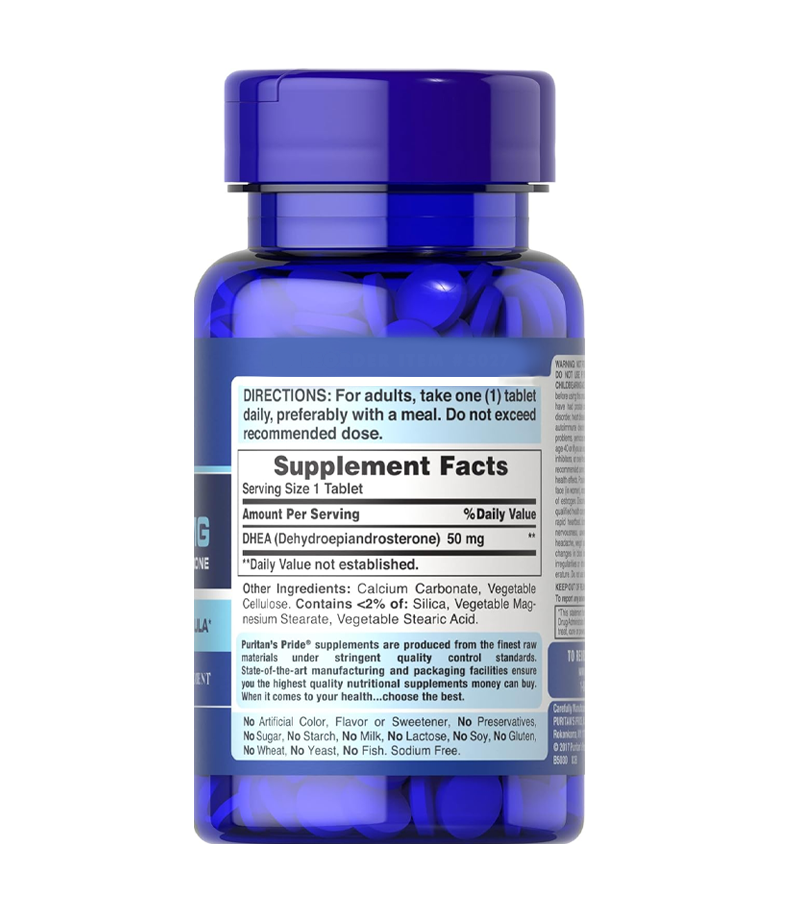 DHEA 50 mg - 100 Tablets