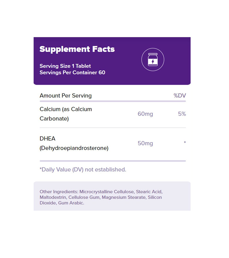 DHEA 50mg - 60 tablet