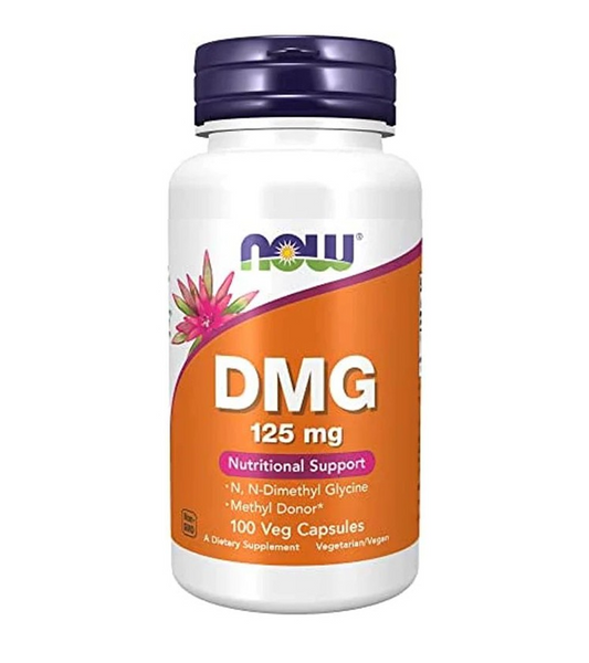 DMG 125mg , N-Dimethyl Glycine Methyl Donor - 100 veg Capsules