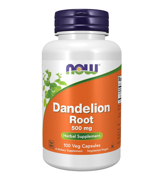Dandelion Root 500 mg - 100 Veg Capsules