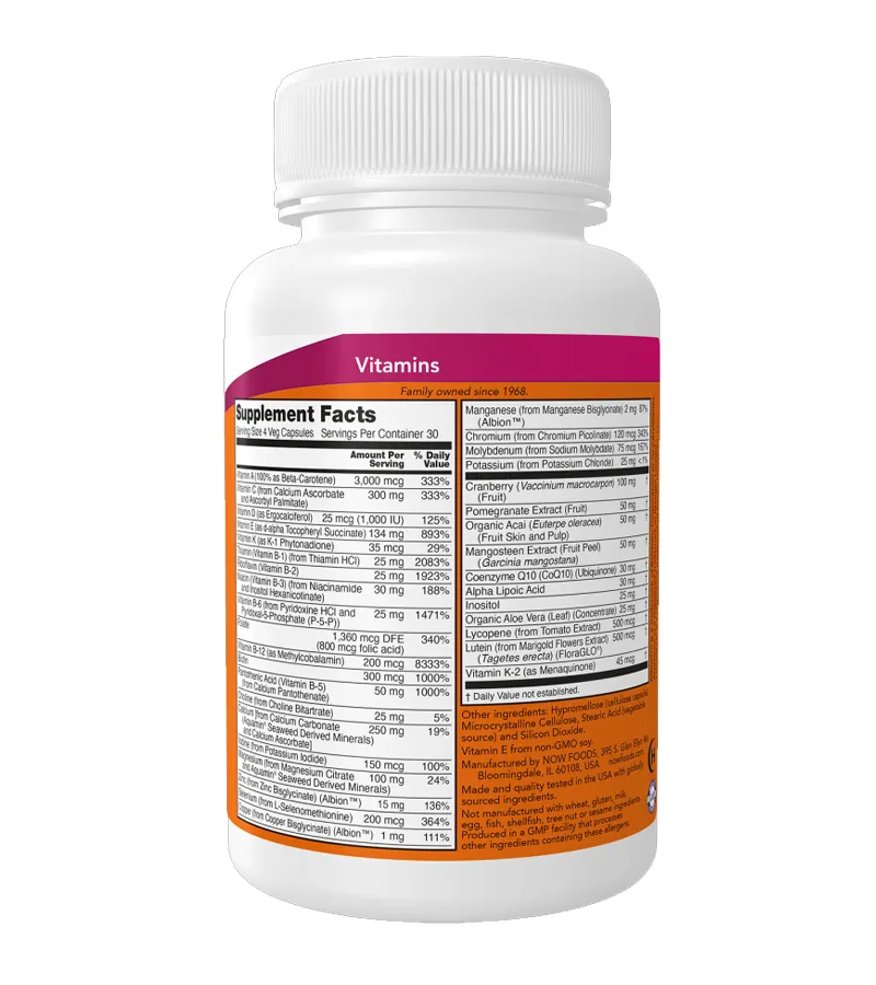 Eve Women's Multiple Vitamin, Iron free - 120 Veg Capsules