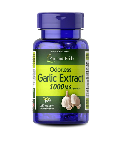 Garlic Extract 1000 mg - 100 Softgels