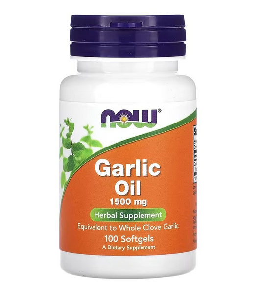 Garlic Oil Now Foods 1500 mg -100 Softgel
