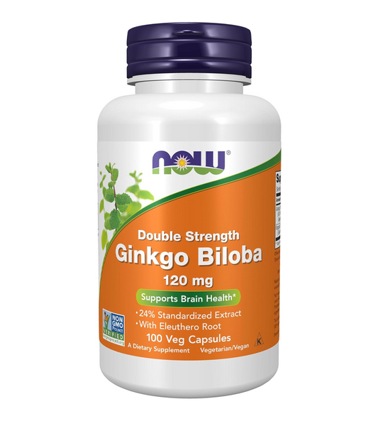 Ginkgo Biloba 120mg - 50 Veg Capsules