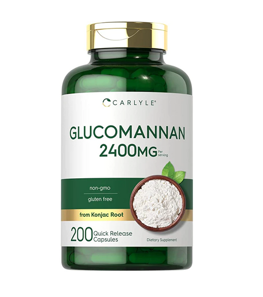 Glucomannan 2400mg - 200 Capsules