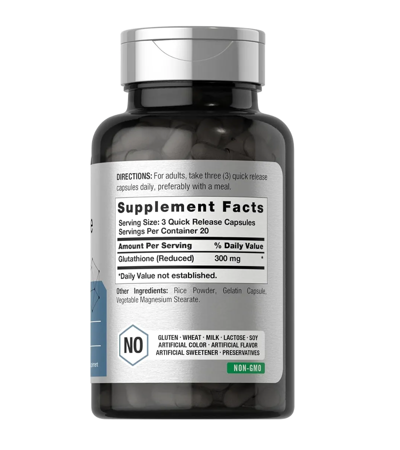 L-Glutathione 300mg - 60 Capsules