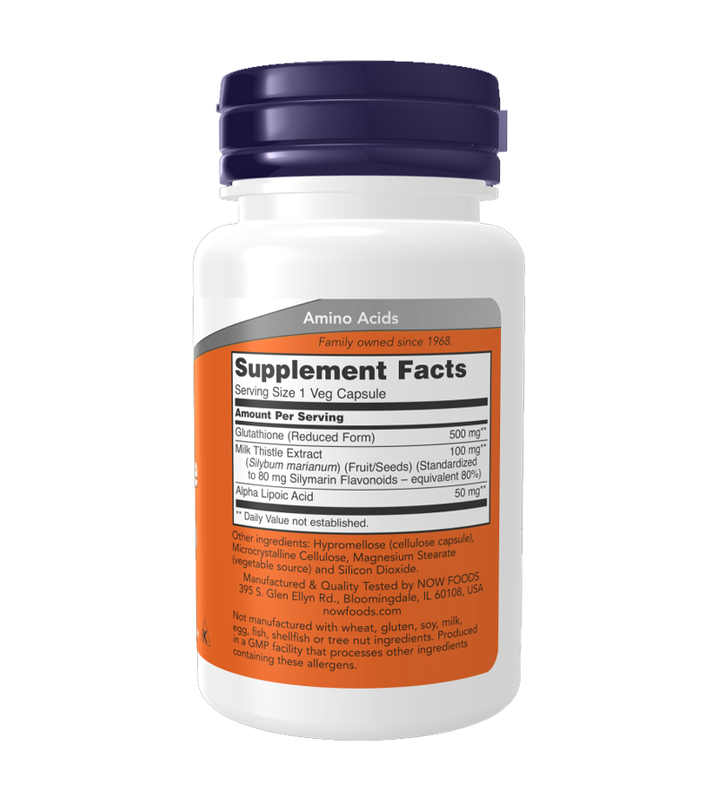 Glutathione 500 mg - 60 Veg Capsules