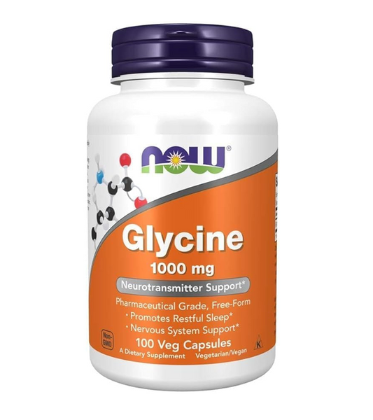 Glycine 1000 mg Free-Form - 100 Veg Capsules