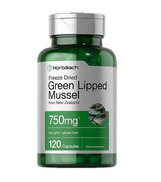 Green Lipped Mussel 750mg - 120 Capsules