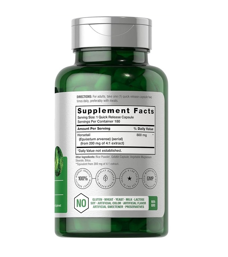 Horsetail 800mg - 180 Capsules