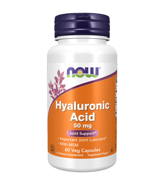 Hyaluronic Acid 50 mg + MSM - 60 Veg Capsules