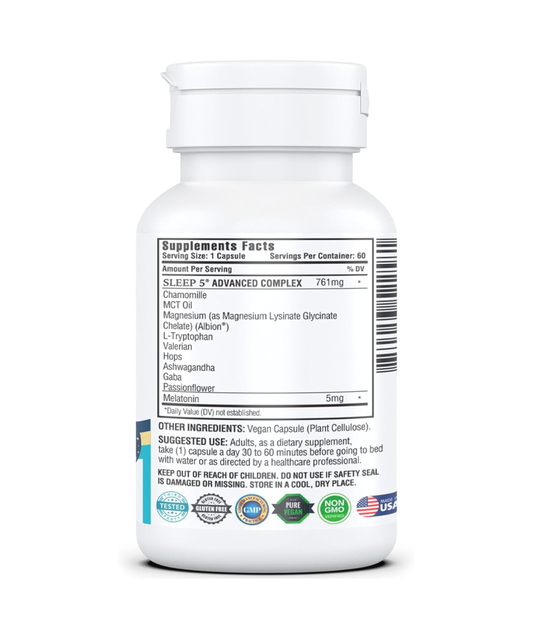 Kappa Sleep 5 - Sleep Aid 60 Capsules