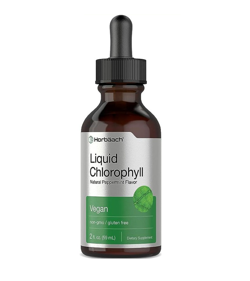 Liquid Chlorophyll Drops 59ml - Natural Peppermint Flavor