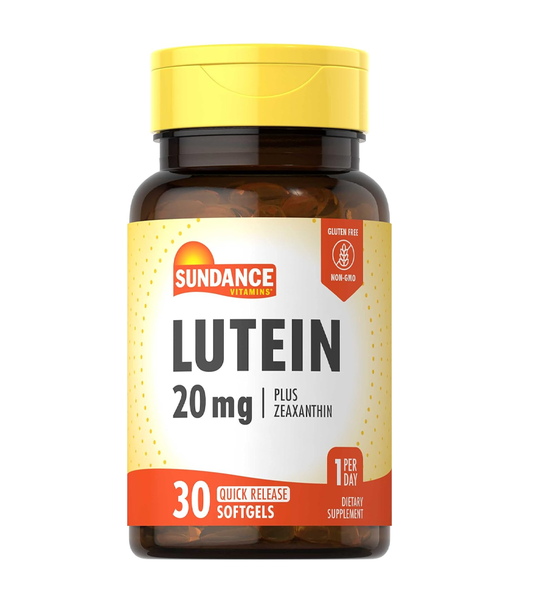 Lutein 20mg with Zeaxanthin - 30 Softgels