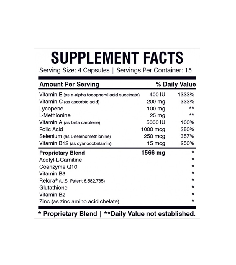 MFS Plus - Male Fertility - 120 Caps