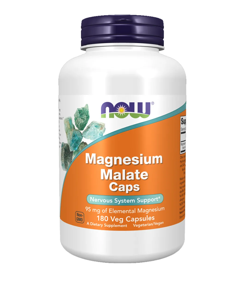 Magnesium Malate Caps - 180 Veg Capsules