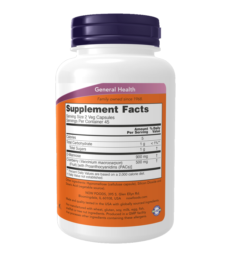 Mannose Cranberry - 90 Veg Capsules