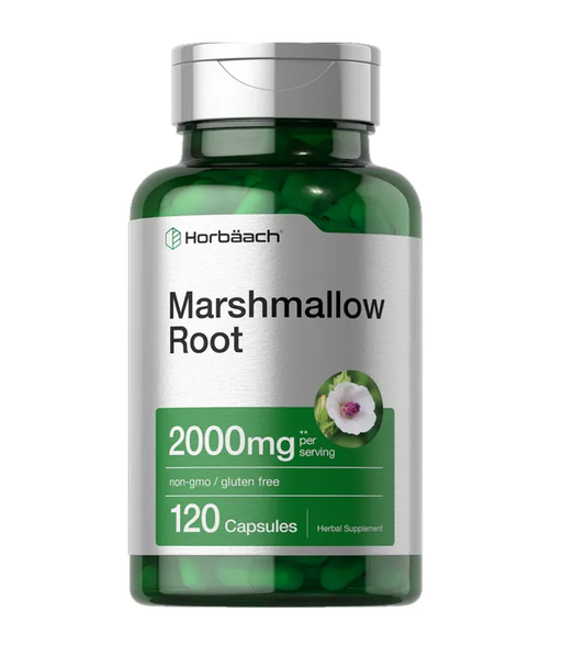 Marshmallow Root 2000mg per serving - 120 Capsules