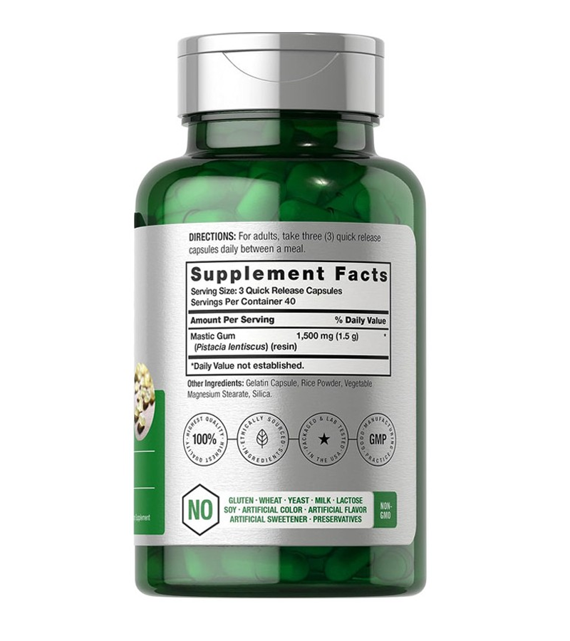 Mastic Gum 1500 mg - 100 Capsules