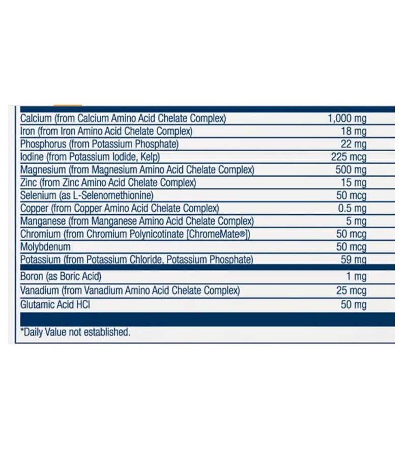 Mega Multi Mineral - 200 Capsules